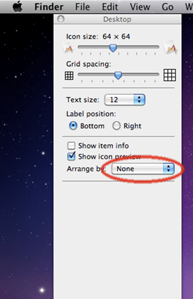 micro center how to change the arrangement of desktop icons in os x how to change the size of desktop icons