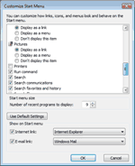 Vista Start Menu