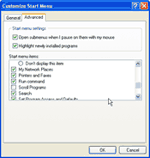 XP Start Menu