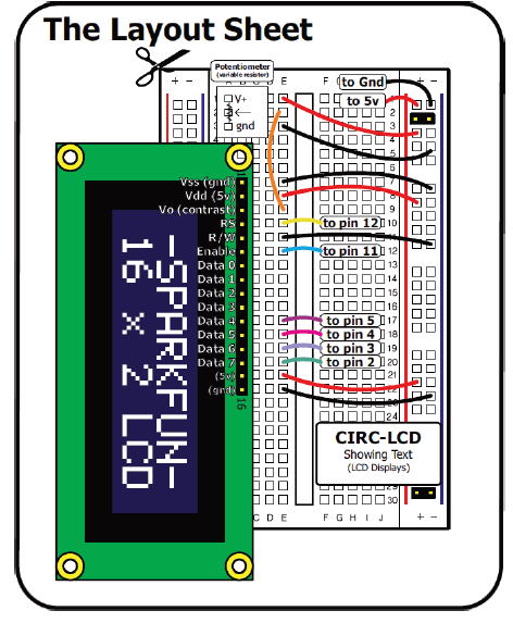 Micro Center - Arduino Workshop - Parallel LCD Project 2: SparkFun ...