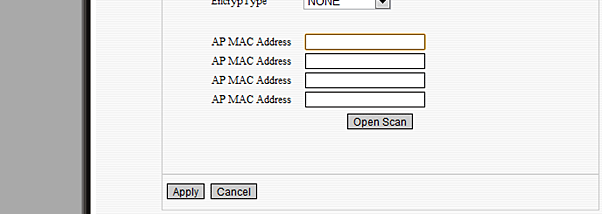 Access Point Browser Configuration