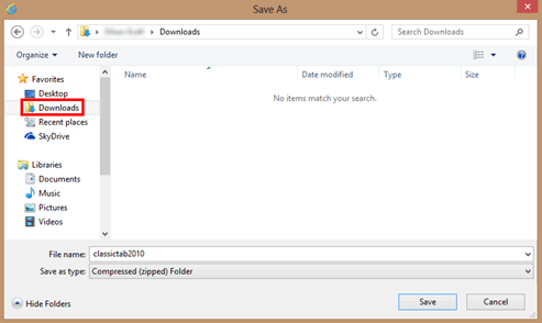 Downlaods Folder Location