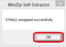 Self Extracting File, OK