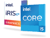 Intel i5 processor badge